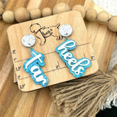 Tar Heels Gameday Earrings